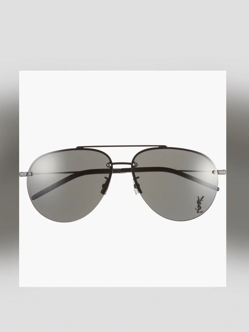 Saint Laurent 61mm Aviator Sunglasses